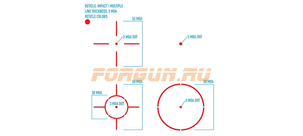 Коллиматорный прицел Firefield Impact 33х23 на Weaver (FF26022)